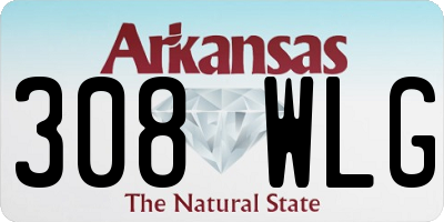 AR license plate 308WLG