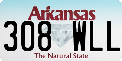 AR license plate 308WLL