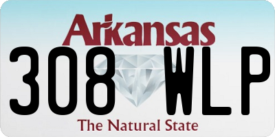 AR license plate 308WLP