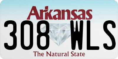 AR license plate 308WLS
