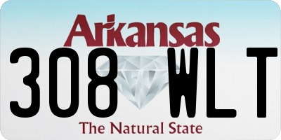 AR license plate 308WLT