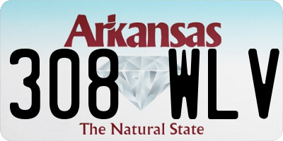 AR license plate 308WLV