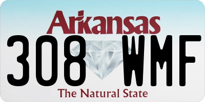 AR license plate 308WMF