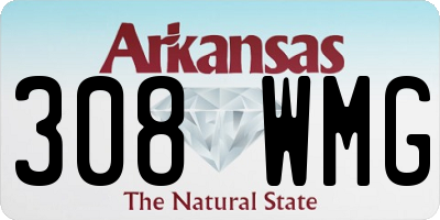 AR license plate 308WMG