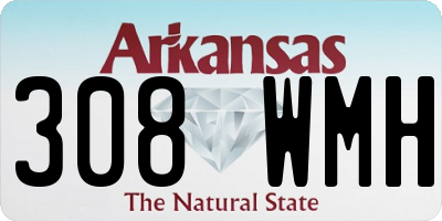 AR license plate 308WMH