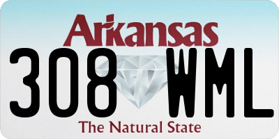 AR license plate 308WML