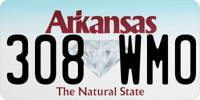 AR license plate 308WMO