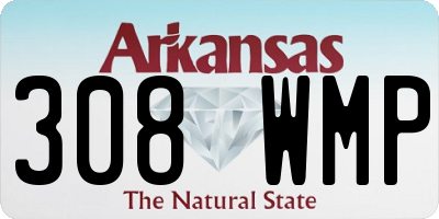 AR license plate 308WMP
