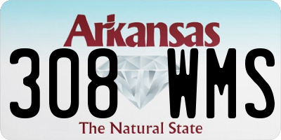 AR license plate 308WMS