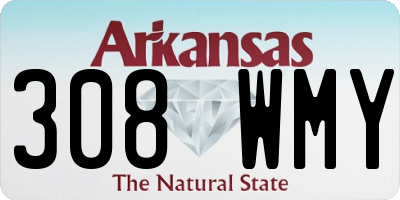 AR license plate 308WMY