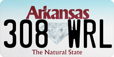 AR license plate 308WRL