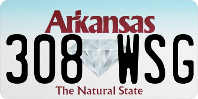 AR license plate 308WSG