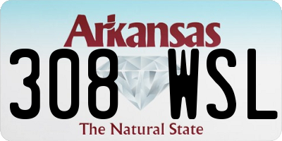 AR license plate 308WSL