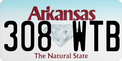 AR license plate 308WTB