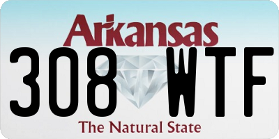 AR license plate 308WTF