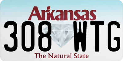 AR license plate 308WTG