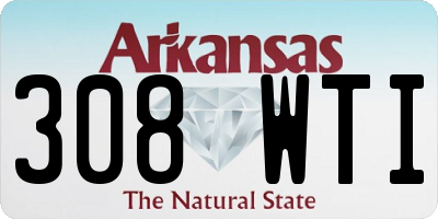 AR license plate 308WTI