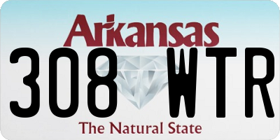 AR license plate 308WTR