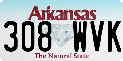 AR license plate 308WVK