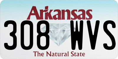 AR license plate 308WVS