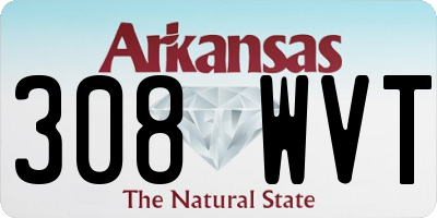AR license plate 308WVT