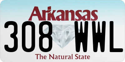 AR license plate 308WWL