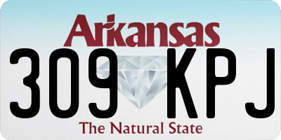 AR license plate 309KPJ