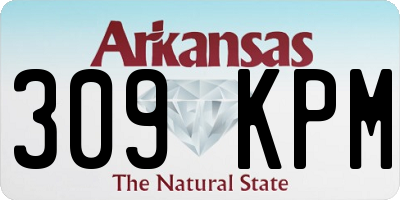 AR license plate 309KPM