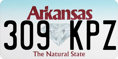 AR license plate 309KPZ