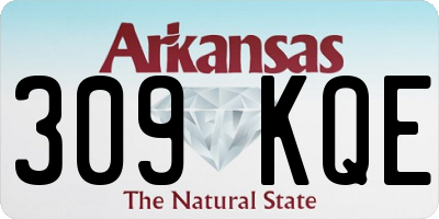 AR license plate 309KQE