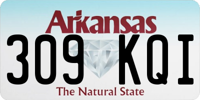 AR license plate 309KQI