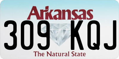 AR license plate 309KQJ