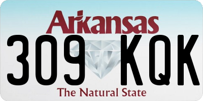 AR license plate 309KQK