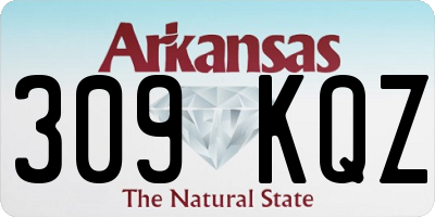 AR license plate 309KQZ