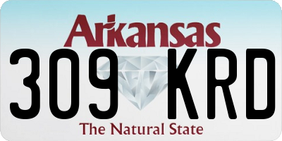 AR license plate 309KRD