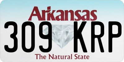 AR license plate 309KRP