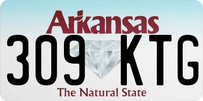 AR license plate 309KTG