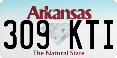 AR license plate 309KTI