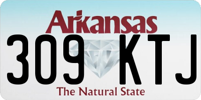 AR license plate 309KTJ