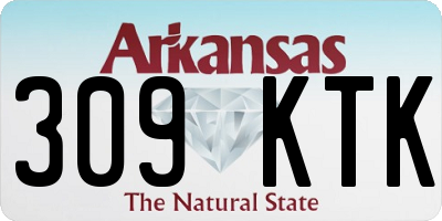 AR license plate 309KTK