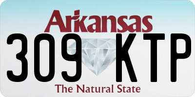 AR license plate 309KTP