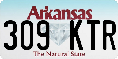 AR license plate 309KTR