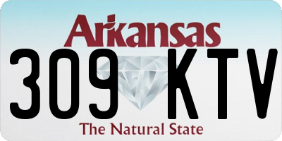 AR license plate 309KTV