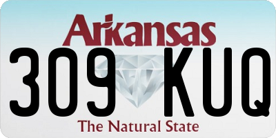 AR license plate 309KUQ