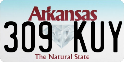 AR license plate 309KUY