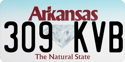AR license plate 309KVB