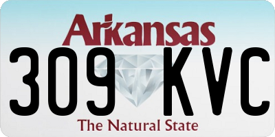 AR license plate 309KVC