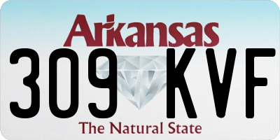 AR license plate 309KVF