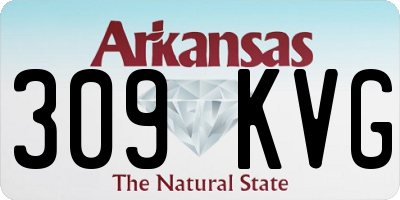 AR license plate 309KVG