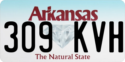AR license plate 309KVH